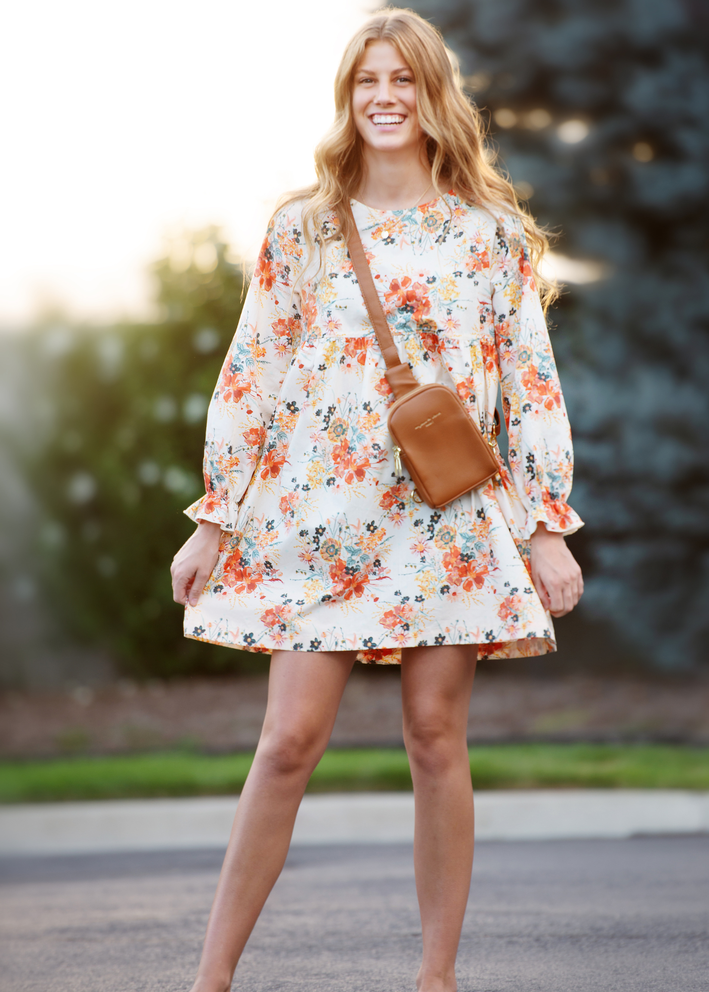 Babydoll Dress Floral  Persnickety Clothing Company
